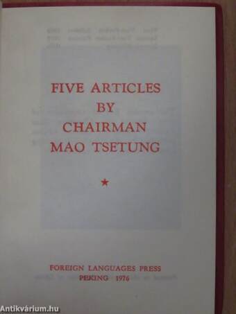 Five Articles