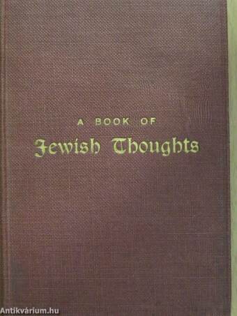 A Book of Jewish Thoughts