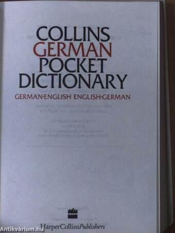 Collins German Pocket Dictionary