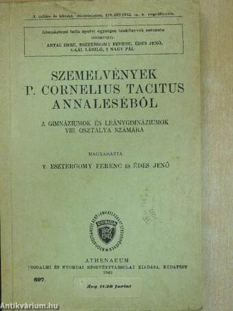 Szemelvények P. Cornelius Tacitus Annaleséből