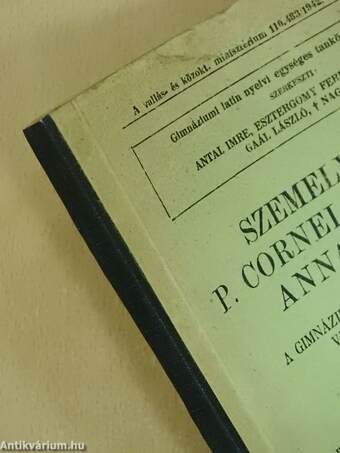 Szemelvények P. Cornelius Tacitus Annaleséből