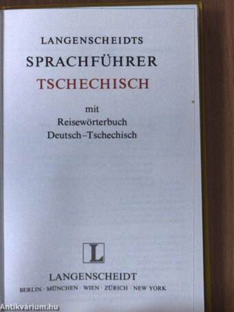 Langenscheidts Sprachführer Tschechisch