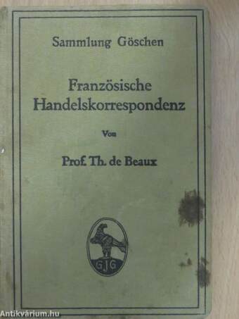 Französische Handelskorrespondenz 