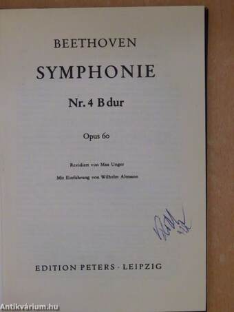 Symphonie Nr. 4 B dur