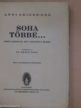 Soha többé...