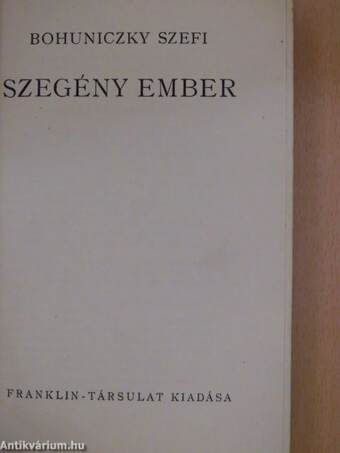 Szegény ember