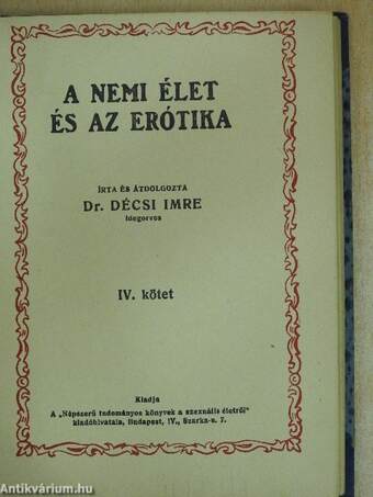 A nemi élet és az erótika III-IV. (töredék)