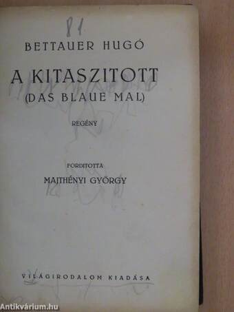 A kitaszitott