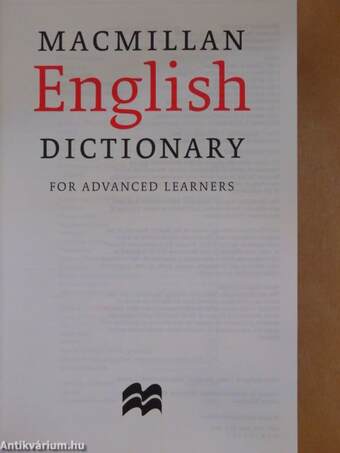 Macmillan English Dictionary