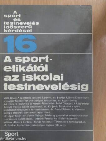 A sportetikától az iskolai testnevelésig