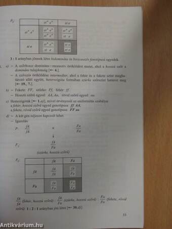 Ötösöm lesz genetikából - Megoldások