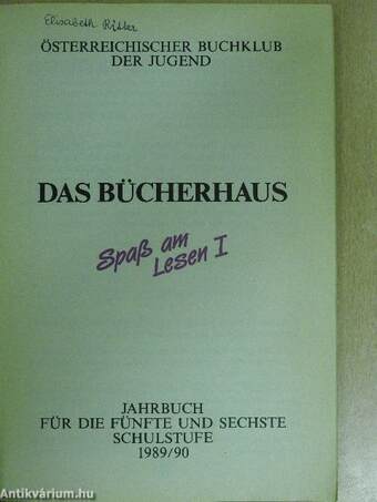 Das Bücherhaus 1989/90