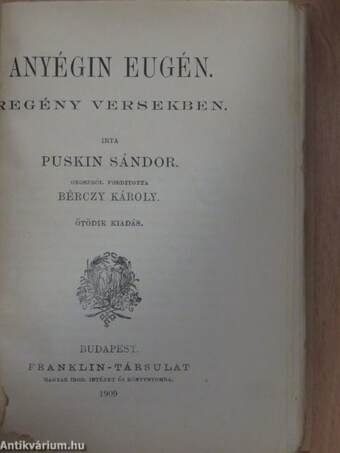 Anyégin Eugén