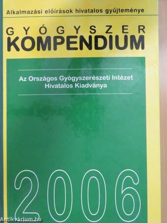 Gyógyszer kompendium 2006.