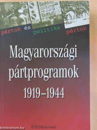 Magyarországi pártprogramok 1919-1944