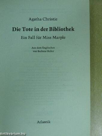 Die Tote in der Bibliothek