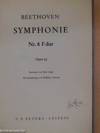 Symphonie Nr. 8 F dur