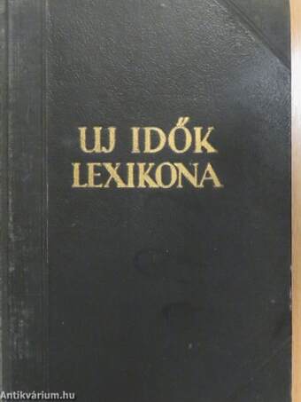 Uj idők lexikona 8. (töredék)