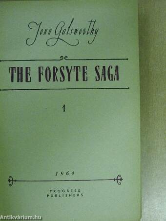 The Forsyte Saga I-III.