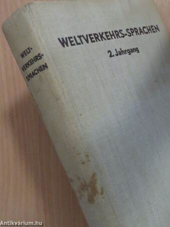 Weltverkehrs-Sprachen I-II.