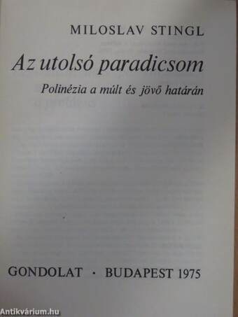 Az utolsó paradicsom