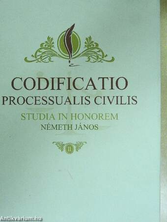 Codificatio processualis civilis II.