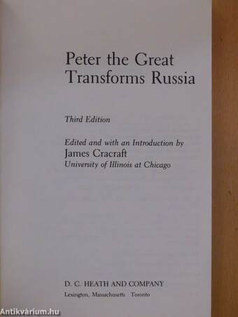 Peter the Great Transforms Russia