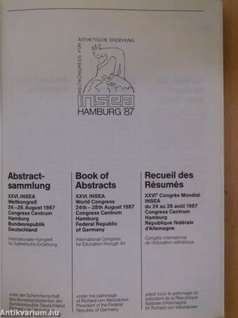 Abstractsammlung/Book of Abstracts/Recueil des Résumés