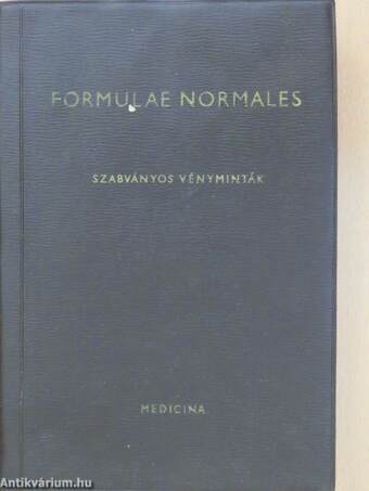 Formulae Normales V.