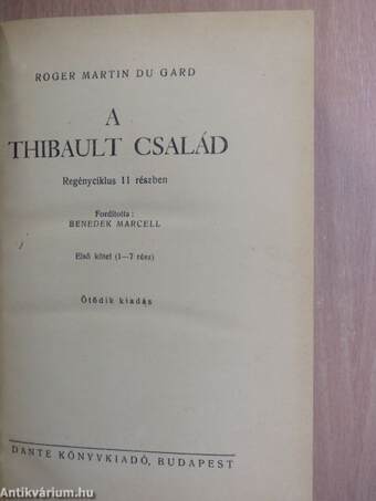 A Thibault család I-II.