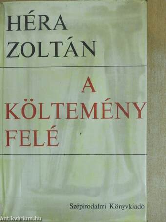 A költemény felé