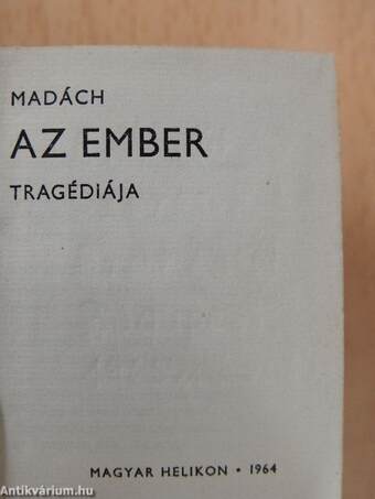 Az ember tragédiája (minikönyv)