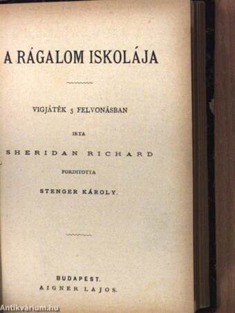 Tompa Mihály költészete/Az aranypróba/Boldogtalan/A rágalom iskolája/A szegény muzsikus