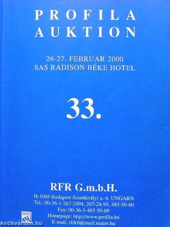 Profila Auktion 33.