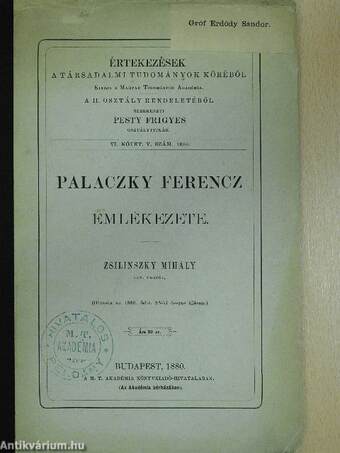 Palaczky Ferencz emlékezete