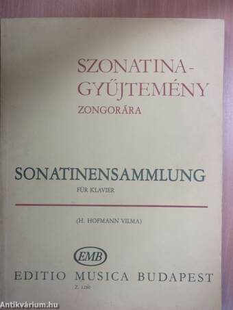 Szonatina-gyűjtemény zongorára