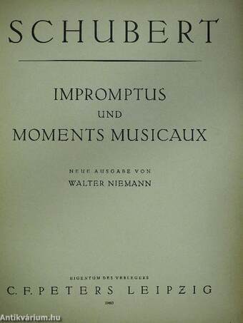 Impromptus und moments musicaux