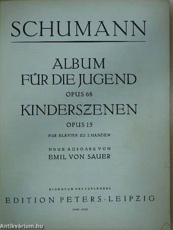 Album für die Jugend/Kinderszenen