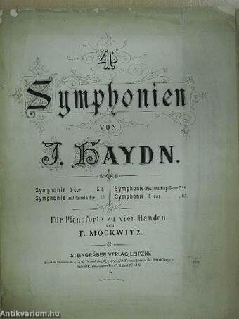 4 Symphonien von J. Haydn