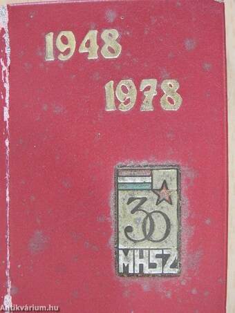 Három évtized 1948-1978 (minikönyv) (számozott) - Plakettel