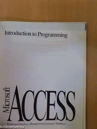 Microsoft Access - Introduction to Programming