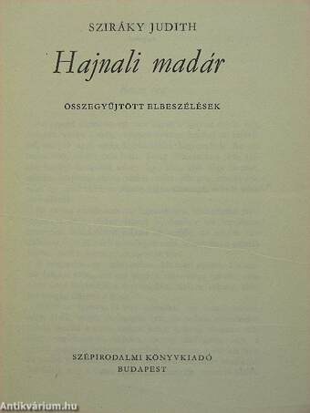 Hajnali madár