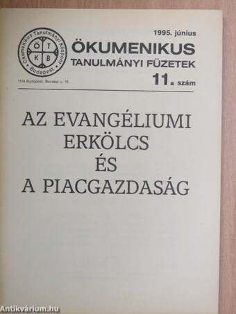 Az evangéliumi erkölcs és a piacgazdaság