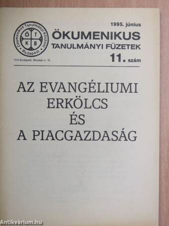 Az evangéliumi erkölcs és a piacgazdaság