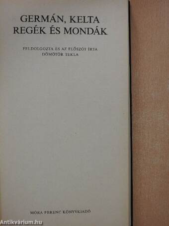 Germán, kelta regék és mondák