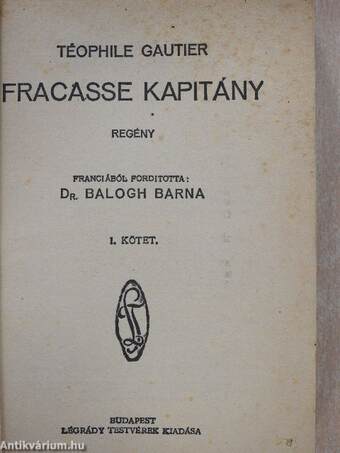 Fracasse kapitány I-II.