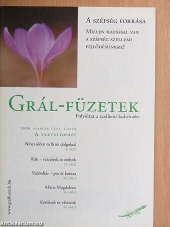 Grál-füzetek 2008. február