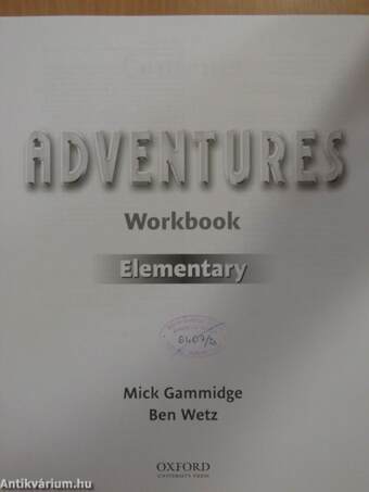 Adventures - Elementary - Workbook