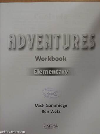 Adventures - Elementary - Workbook