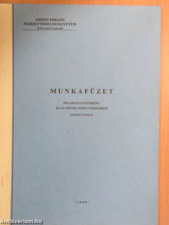 Feladatgyűjtemény az alapfokú nyelvvizsgához - Orosz nyelv